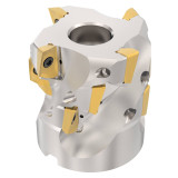 Seco Tools 10067019 | R220.69-02.50-1.69-XO16-4A 63.50mm Diameter x 43.00mm Maximum Cutting Depth x 69.85mm Functional Length x 90 Degree Cutting Edge Angle 4 Flute Indexable Square-Shoulder End Mill