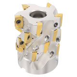 Seco Tools 10067020 | R220.69-02.50-2.24-XO16-5A 63.50mm Diameter x 57.00mm Maximum Cutting Depth x 82.55mm Functional Length x 90 Degree Cutting Edge Angle 5 Flute Indexable Square-Shoulder End Mill