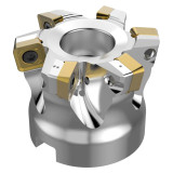 Seco Tools 10097564 | R220.21-0050-SP10.6A 33.70mm Diameter x 1.10mm Depth of Cut x 40.00mm Functional Length -4 Degree Rake Radial Angle Indexable High-Feed End Mill