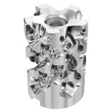 Seco Tools 10127487 | R220.82-02.50-2.75-SNXO16.5A 63.50mm Diameter x 69.00mm Maximum Cutting Depth x 88.90mm Functional Length x 90 Degree Cutting Edge Angle 5 Flute Indexable Square-Shoulder End Mill