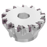 Seco Tools 10134784 | R220.88-0125-12-13SAP 125.00mm Diameter x 9.00mm Depth of Cut x 63.00mm Functional Length -8 Degree Rake Radial Angle Indexable Chamfer & Angle Face Mill