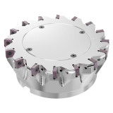 Seco Tools 10134786 | R220.88-8160-12-16SAP 160.00mm Diameter x 9.00mm Depth of Cut x 63.00mm Functional Length -8 Degree Rake Radial Angle Indexable Chamfer & Angle Face Mill