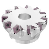 Seco Tools 10134816 | R220.88-0125-16-11SAP 125.00mm Diameter x 13.00mm Depth of Cut x 63.00mm Functional Length -8 Degree Rake Radial Angle Indexable Chamfer & Angle Face Mill