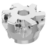 Seco Tools 10134819 | R220.88-03.00-16-6SAP 76.20mm Diameter x 13.00mm Depth of Cut x 50.00mm Functional Length -8 Degree Rake Radial Angle Indexable Chamfer & Angle Face Mill