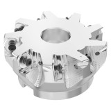 Seco Tools 10134822 | R220.88-04.00-16-9SAP 101.60mm Diameter x 13.00mm Depth of Cut x 50.00mm Functional Length -8 Degree Rake Radial Angle Indexable Chamfer & Angle Face Mill
