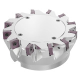 Seco Tools 10134825 | R220.88-06.00-16-12SAP 152.40mm Diameter x 13.00mm Depth of Cut x 63.00mm Functional Length -8 Degree Rake Radial Angle Indexable Chamfer & Angle Face Mill