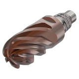 Seco Tools 10138226 | XSB720E10.375D3BZ6 0.375" Diameter x 1.268" OAL x 38 Degree Helix Angle 6 Flute HXT Coated Carbide Exchangeable Head Mill