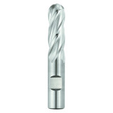Seco Tools 17012965 | SPB540.750D3B.3Z4 0.750" Diameter x 0.750" Shank x 0.375" Corner Radius x 4.500" OAL 4 Flute TiCN Coated HSCO Ball End Mill