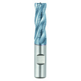 Seco Tools 17014824 | REM445.500D2C025.3Z4 12.70mm Diameter x 12.70mm Shank x 76.20mm OAL x 30 Degree Helix Angle 4 Flute TiAlN HSCO Roughing End Mill