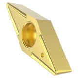 Seco Tools 74003926 | VBMT160404-F2 VB1604 Insert Size x 0.375" Inscribed Circle Diameter x 0.016" Corner Radius 2 Cutting Edge CVD Coated Carbide Turning Insert