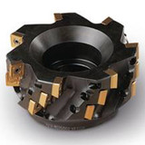 Seco Tools 75068040 | R220.69-0100050-15.6H 100.00mm Diameter x 50.00mm Maximum Cutting Depth x 75.00mm Functional Length x 90 Degree Cutting Edge Angle 6 Flute Indexable Square Shoulder Mill