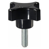 Carr Lane CL-5A-PPK4T-PACKOF2 | 3/8"-16 Thread x 1" Diameter Four-Prong Knob - Stud Type (Phenolic)
