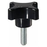 Carr Lane CL-1-PPK1T-PACKOF2 | 1/4"-20 Thread x 5/8" Diameter Four-Prong Knob - Stud Type (Phenolic)