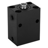 Carr Lane CLR-1547-195 | M27 x 40 Thread x 100.00mm Stroke x 125.00mm Width x 95.00mm Depth x 186.00mm Height Block Cylinders - Double Acting