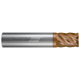 Helical Solutions 89069 | 0.750" Diameter x 0.750" Shank x 4.000" OAL x 1.625" LOC 6 Flute TPLUS Coated Corner Radius End Mill