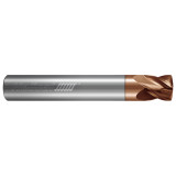 Helical Solutions 89100 | 0.250" Diameter x 0.250" Shank x 2.000" OAL x 0.250" LOC x 0.500" Radius 4 Flute TPLUS Coated Square End Mill