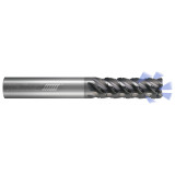 Helical Solutions 89952 | 0.500" Diameter x 0.500" Shank x 4.000" OAL x 1.625" LOC 5 Flute NPLUS Coated Corner Radius End Mill