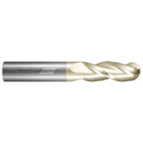 Helical Solutions 89189 | 0.125" Diameter x 0.125" Shank x 2.500" OAL x 0.500" LOC 3 Flute ZPLUS Coated Ball End Mill