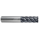 Helical Solutions 89708 | 0.750" Diameter x 0.750" Shank x 5.000" OAL x 2.750" LOC 6 Flute APLUS Coated Corner Radius End Mill