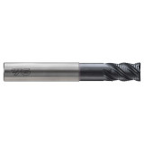 YG1 G9D77080 | 8.00mm Diameter x 8.00mm Shank x 12.00mm LOC x 24.00mm LBS x 63.00mm OAL x 0.50mm Radius 4 Flute Y-Coated Carbide G9D77 Roughing End Mill