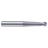 YG1 93415 | 1/2" Diameter x 1/2" Shank x 10.16mm LOC x 2-3/16" LBS x 4-1/4" OAL x 1/4" Radius x 30 Degree Helix Angle 2 Flute ALTiN Coated Carbide Ball Nose End Mill