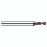 YG1 93496 | 0.51mm Diameter x 3.18mm Shank x 1.02mm LOC x 38.10mm OAL x 30 Degree Helix Angle 2 Flute ALTiN Coated Carbide Miniature End Mill