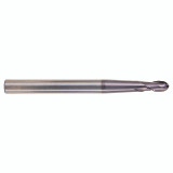 YG1 93532 | 3/8" Diameter x 1/2" Shank x 11/16" LOC x 2-3/8" LBS x 5-1/16" OAL x 3/16" Radius x 30 Degree Helix Angle 2 Flute ALTiN Coated Carbide Ball Nose End Mill