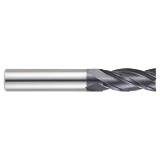 YG1 93594 | 7/16" Diameter x 7/16" Shank x 1" LOC x 2-3/4" OAL x 30 Degree Helix Angle 4 Flute AlTiN Coated Carbide Square End Mill