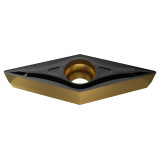 YG1 22002364 | VBMT331-UF 3/8" Inscribed Circle x 3/16" Thickness x 0.622" Length x 1/64" Radius 2 Cutting Edge YG3115 Grade TiCN-Al2O3 Coated Carbide VBMT Turning Positive Insert