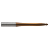 YG1 HPI92877 | 8.00mm Diameter x 10.00mm Shank x 14.00mm LOC x 50.00mm LBS x 110.00mm OAL x 4.00mm Radius x 30 Degree Helix Angle 2 Flute C-Coated Carbide HPI92 Ball End Mill
