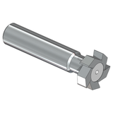 AB Tools 403 | 3/8" Diameter x 1/8" Width 3 Flute Solid Carbide Keyway Cutter