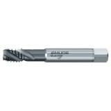 Emuge BU889300.5765 | 4" OAL 1/4"-18 Thread Size 3 Flute 35 Degree Helix Angle TICN Coated Interrupted Thread Pipe Tap