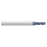 Titan USA TC50497 | 0.093" Diameter x 1/8" Shank x 0.074" LOC x 1.500" OAL 4 Flute AlTiN Coated Carbide Corner Radius End Mill