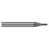 Harvey Tool 704931-C6 | 1/32" Diameter x 1/4" Shank x 0.025" LOC x 2.500" OAL 6 Flute C6 Coated Ball End Mill