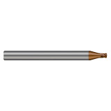 Harvey Tool 698293-C10 | 3/32" Diameter x 1/8" Shank x 3/32" LOC x 1-1/2" OAL 4 Flute C10 Coated Corner Radius End Mill