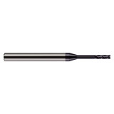 Harvey Tool 758162-C3 | 1/16" Diameter x 1/8" Shank x 0.186" LOC x 2.000" OAL 4 Flute C3 Coated Miniature Square End Mill