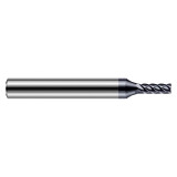Harvey Tool 872740-C6 | 0.040" Diameter x 1/4" Shank x 0.060" LOC x 2.500" OAL 5 Flute C6 Coated Corner Radius End Mill