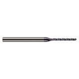 Harvey Tool 841070-C3 | 0.070" Diameter x 1/8" Shank x 0.375" LOC x 2.500" OAL 4 Flute C3 Coated Miniature Ball Deburring End Mill