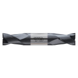 YG1 E5H81028 | 7/16" Diameter x 7/16" Shank x 9/16" LOC x 2-3/4" OAL x 30 Degree Helix Angle 2 Flute Bright Coated Carbide E5H81 Double Ended Square End Mill