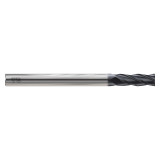 YG1 E5H94921 | 1" Diameter x 1" Shank x 5" LOC x 8" OAL x 30 Degree Helix Angle 4 Flute Bright Coated Carbide E5H94 Square End Mill