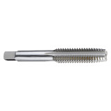 YG1 T7A15787 | M M24x3 Size x 56.39mm Thread Length x 19.30mm Shank x 124.71mm OAL D8 Plug Chamfer Type 4 Flute Bright Coated HSS T7A15 Straight Flute Tap