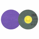 3M 7100331752 | 1.500" Diameter x 36+ Grit 300000 RPM Precision Shaped Ceramic Durable Edge Disc (Roloc) - Purple