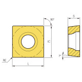 Korloy 1-02-023415 | NC3030 Grade Turning Insert