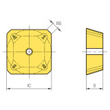 Korloy 1-02-067101 | PC3700 Grade Milling Insert