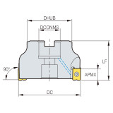 Korloy 1-06-012643 | RM4 Rich Mill Cutter