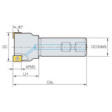 Korloy 1-06-017518 | RM4 Rich Mill Cutter