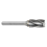 ATA SGSPRO 19020 | 3/4" Cutter Diameter x 1/4" Shank x 2-3/4" OAL x 1" LOC Non-Ferrous Brazed SB-7 Cylinder with End Cut Burr