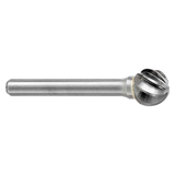ATA SGSPRO 19040 | 1/2" Cutter Diameter x 1/4" Shank x 2-1/8" OAL x 7/16" LOC Non-Ferrous Brazed SD-5 Ball Burr