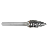 ATA SGSPRO 16678 | 1/2" Cutter Diameter x 1/4" Shank x 7" OAL x 1" LOC Brazed SG-5 Pointed Tree Burr
