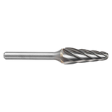 ATA SGSPRO 29070 | 9.60mm Cutter Diameter x 6.00mm Shank x 76.00mm OAL x 27.00mm LOC 14 Degree Included Angle Brazed SL-3M Ball Nosed Cone Burr